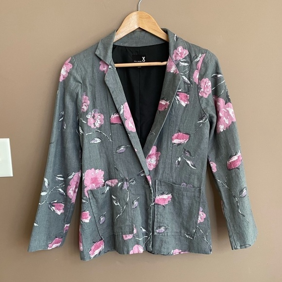 Urban‎ Renewal Vintage Floral Blazer Size Small - Picture 2 of 6